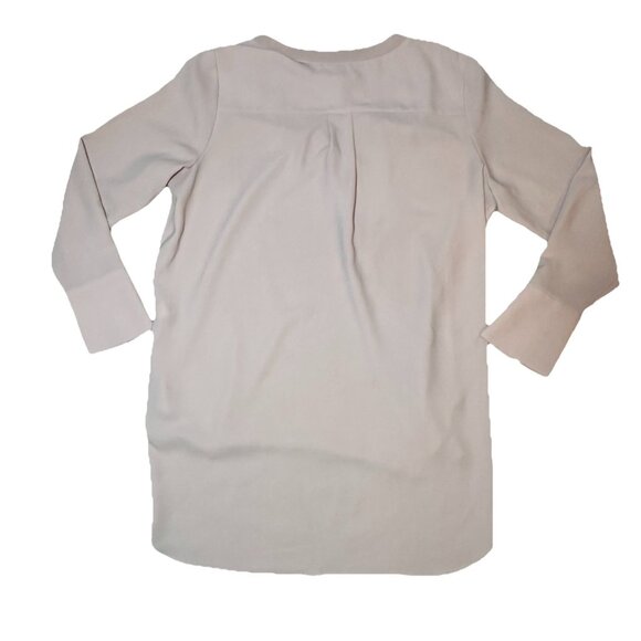 Nordstrom Top Women’s Large Pink Long Sleeve High Low V-Neck Top - Picture 12 of 12